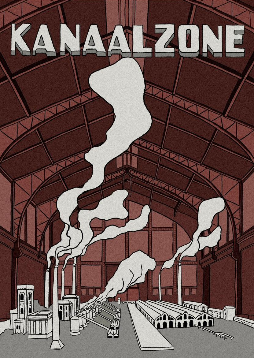 Illustration MEDS Brussels Kanaalzone by Dimitris Nikolaou