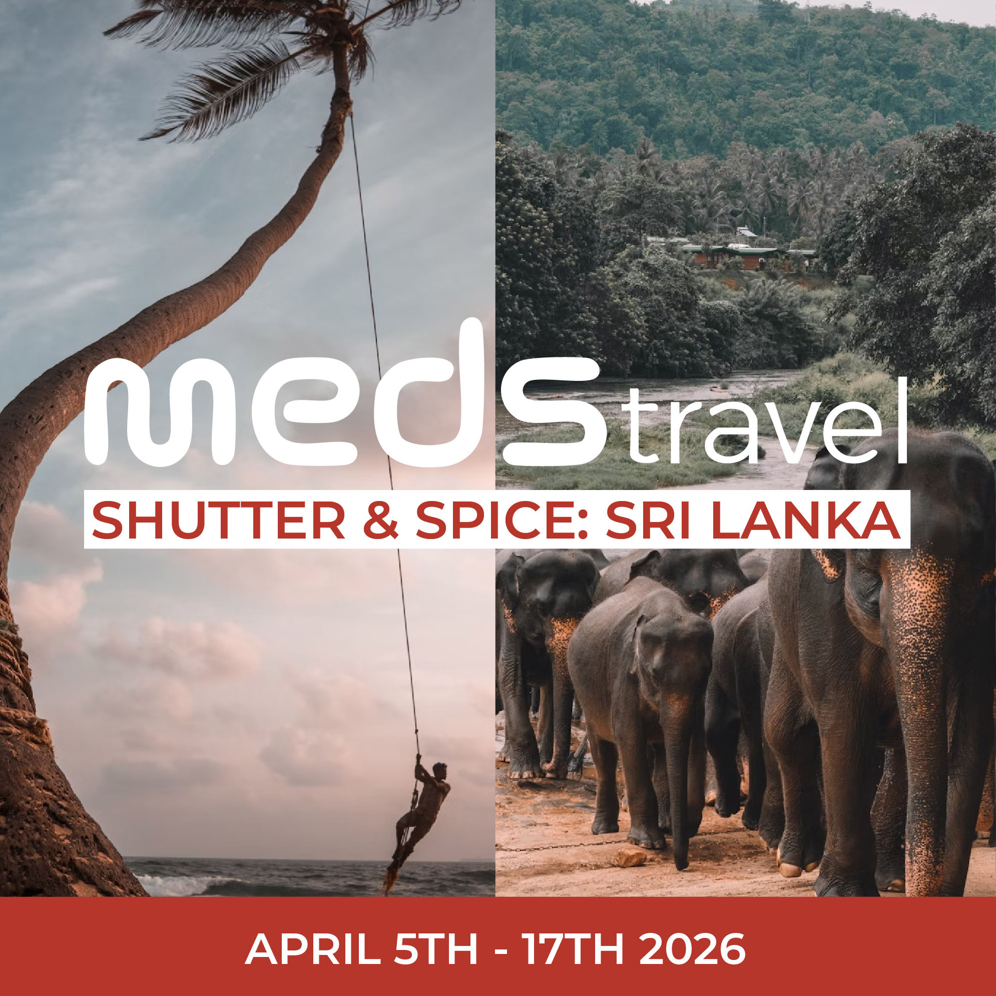 MEDS Travel Sri Lanka 2026 Title Graphic