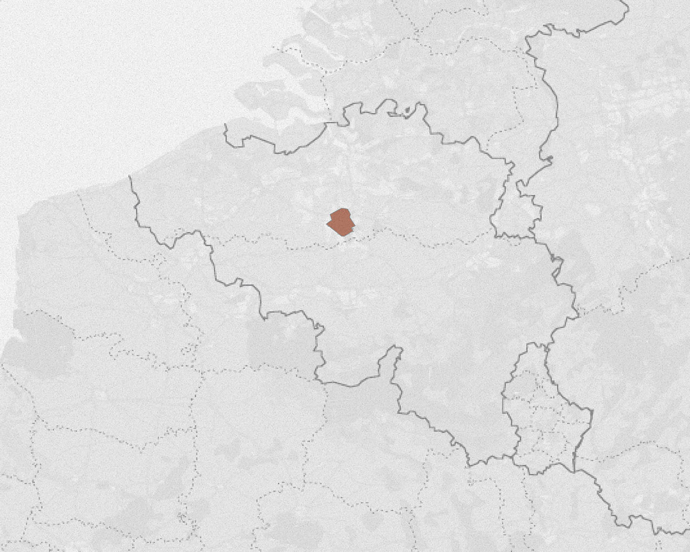 Workshop location MEDS 2026: Map of Belgium with Brussels marked