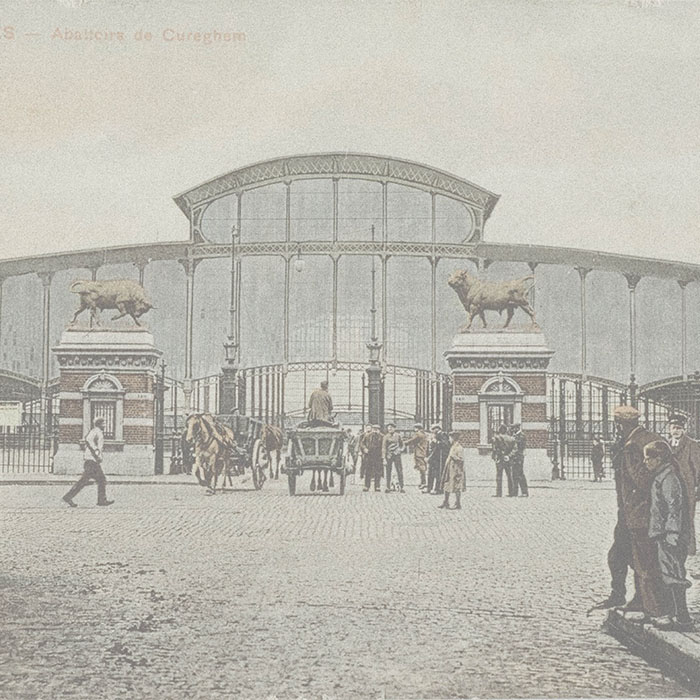 Historic photography: Poort Abattoir te Kuregem